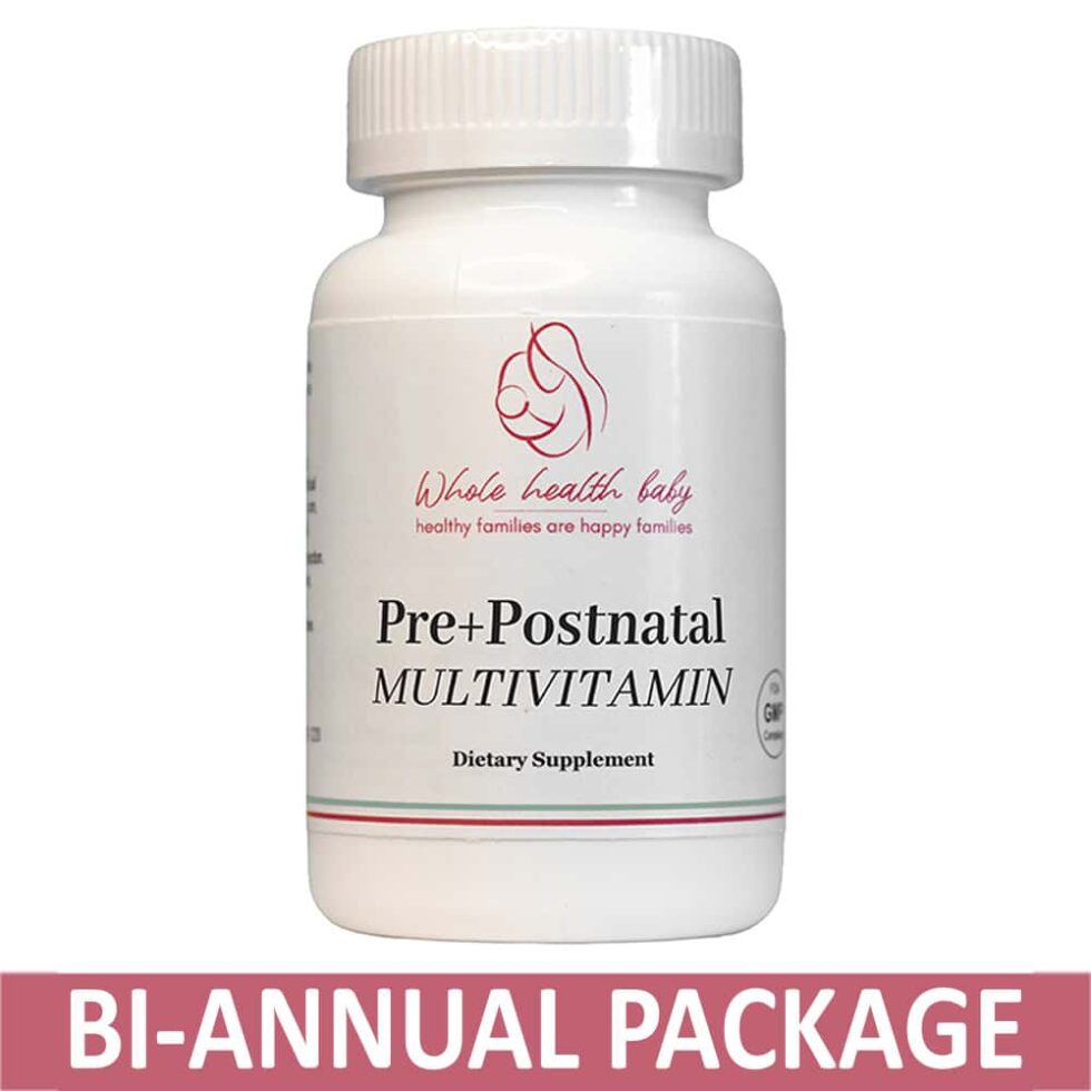 Pre+Postnatal Multivitamin 6-Pack Bi-annual Package